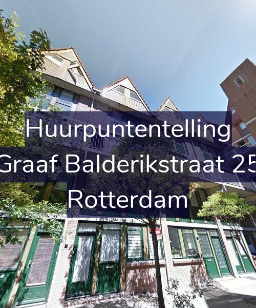 Foto gevel Huurpuntentelling voor Graaf Balderikstraat 25, Rotterdam