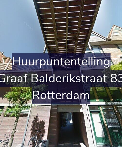 Foto gevel Huurpuntentelling voor Graaf Balderikstraat 83, Rotterdam