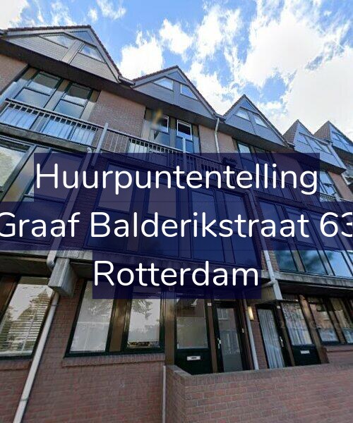Foto gevel Huurpuntentelling voor Graaf Balderikstraat 63, Rotterdam