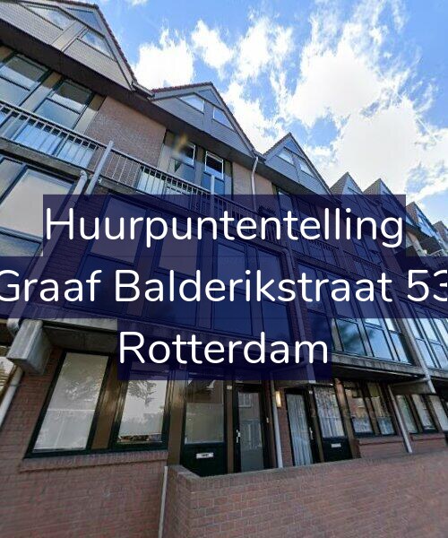 Foto gevel Huurpuntentelling voor Graaf Balderikstraat 53, Rotterdam