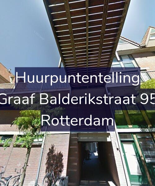 Foto gevel Huurpuntentelling voor Graaf Balderikstraat 95, Rotterdam