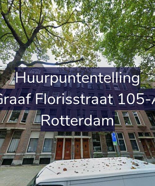 Foto gevel Huurpuntentelling voor Graaf Florisstraat 105-A, Rotterdam