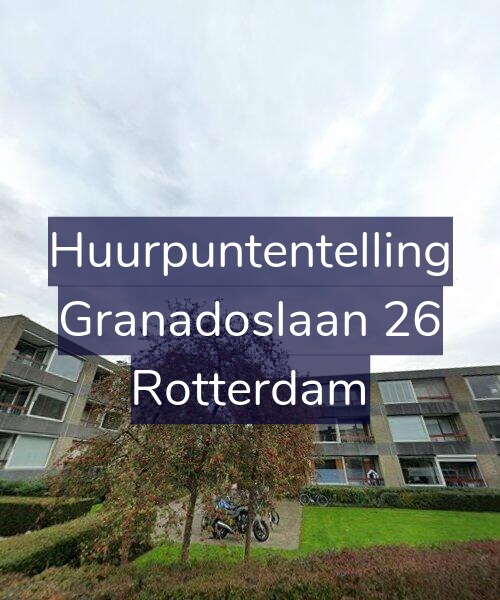 Foto gevel Huurpuntentelling voor Granadoslaan 26, Rotterdam