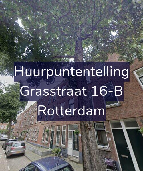 Foto gevel Huurpuntentelling voor Grasstraat 16-B, Rotterdam