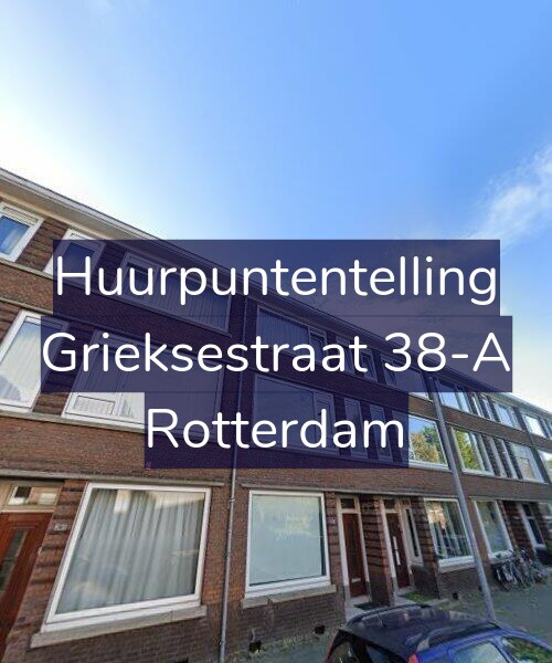 Foto gevel Huurpuntentelling voor Grieksestraat 38-A, Rotterdam