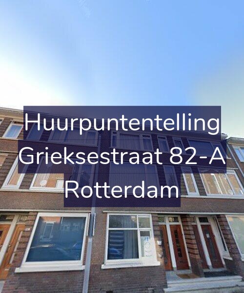 Foto gevel Huurpuntentelling voor Grieksestraat 82-A, Rotterdam