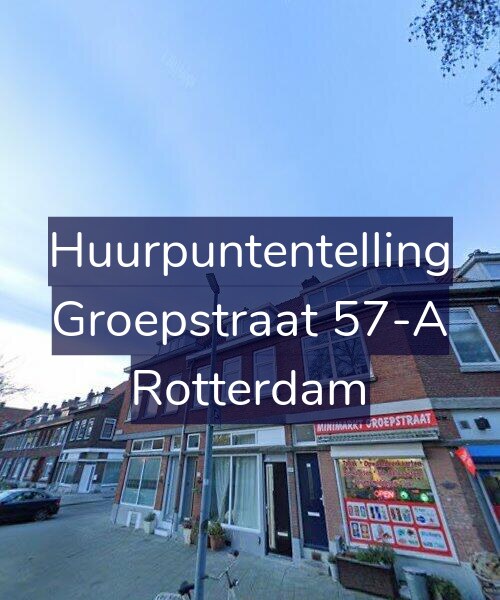 Foto gevel Huurpuntentelling voor Groepstraat 57-A, Rotterdam