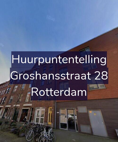 Foto gevel Huurpuntentelling voor Groshansstraat 28, Rotterdam