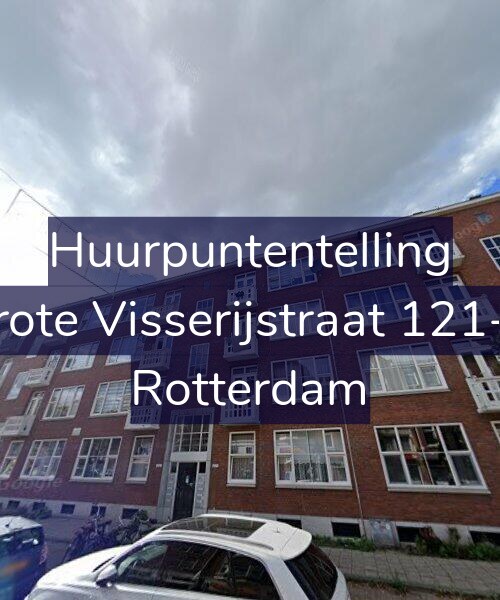Foto gevel Huurpuntentelling voor Grote Visserijstraat 121-D, Rotterdam