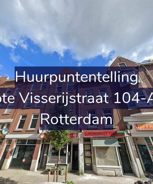 Foto gevel Huurpuntentelling voor Grote Visserijstraat 104-A01, Rotterdam