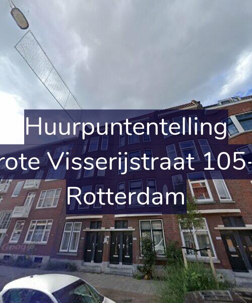 Foto gevel Huurpuntentelling voor Grote Visserijstraat 105-C, Rotterdam