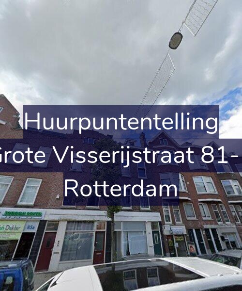 Foto gevel Huurpuntentelling voor Grote Visserijstraat 81-B, Rotterdam