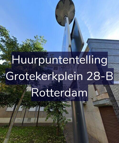 Foto gevel Huurpuntentelling voor Grotekerkplein 28-B, Rotterdam