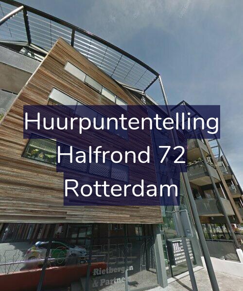 Foto gevel Huurpuntentelling voor Halfrond 72, Rotterdam