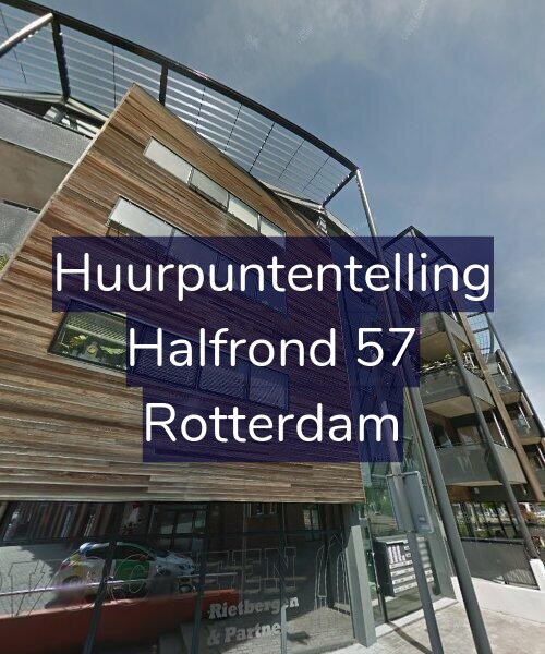 Foto gevel Huurpuntentelling voor Halfrond 57, Rotterdam
