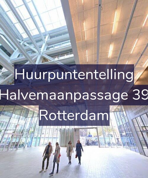 Foto gevel Huurpuntentelling voor Halvemaanpassage 39, Rotterdam