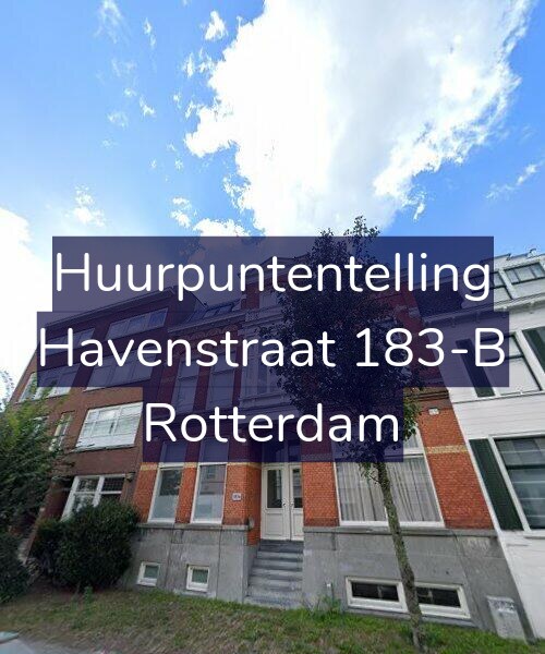Foto gevel Huurpuntentelling voor Havenstraat 183-B, Rotterdam