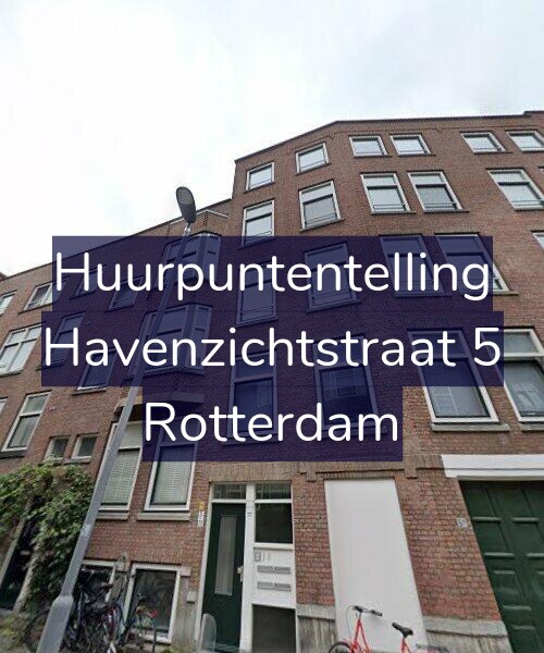 Foto gevel Huurpuntentelling voor Havenzichtstraat 5, Rotterdam