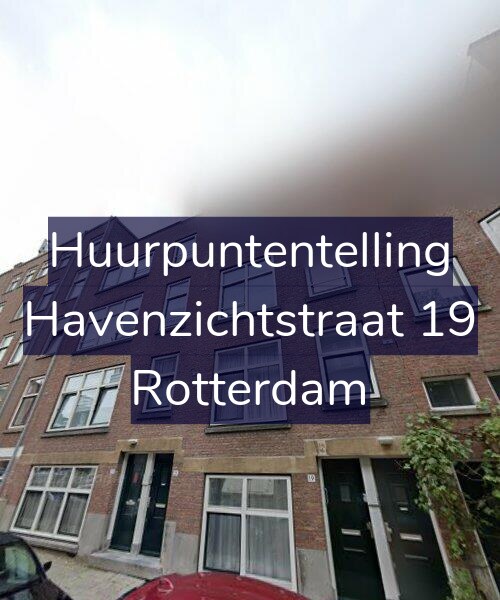 Foto gevel Huurpuntentelling voor Havenzichtstraat 19, Rotterdam