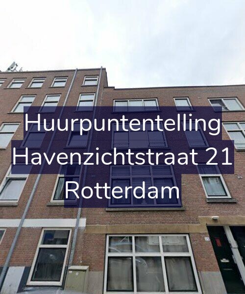 Foto gevel Huurpuntentelling voor Havenzichtstraat 21, Rotterdam