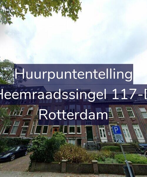 Foto gevel Huurpuntentelling voor Heemraadssingel 117-D, Rotterdam