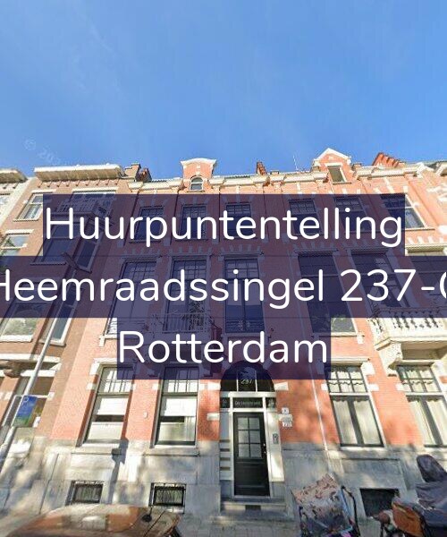 Foto gevel Huurpuntentelling voor Heemraadssingel 237-C, Rotterdam