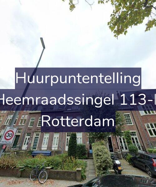 Foto gevel Huurpuntentelling voor Heemraadssingel 113-F, Rotterdam