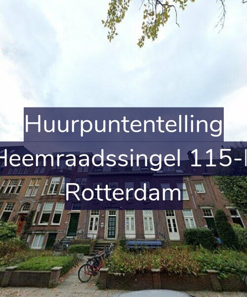 Foto gevel Huurpuntentelling voor Heemraadssingel 115-F, Rotterdam