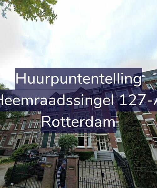 Foto gevel Huurpuntentelling voor Heemraadssingel 127-A, Rotterdam