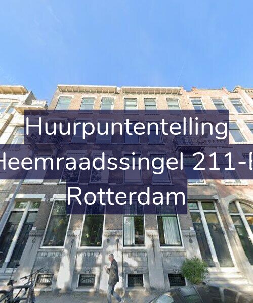 Foto gevel Huurpuntentelling voor Heemraadssingel 211-B, Rotterdam