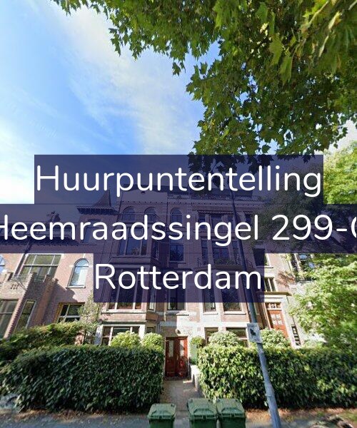 Foto gevel Huurpuntentelling voor Heemraadssingel 299-C, Rotterdam