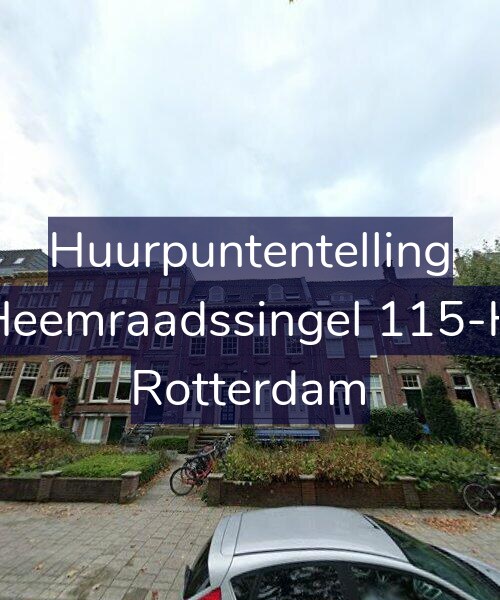 Foto gevel Huurpuntentelling voor Heemraadssingel 115-H, Rotterdam