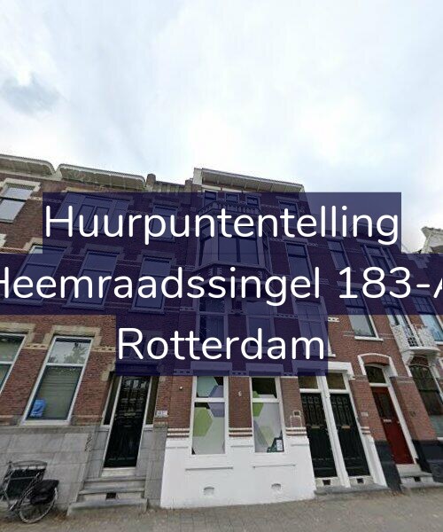 Foto gevel Huurpuntentelling voor Heemraadssingel 183-A, Rotterdam