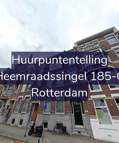 Foto gevel Huurpuntentelling voor Heemraadssingel 185-C, Rotterdam