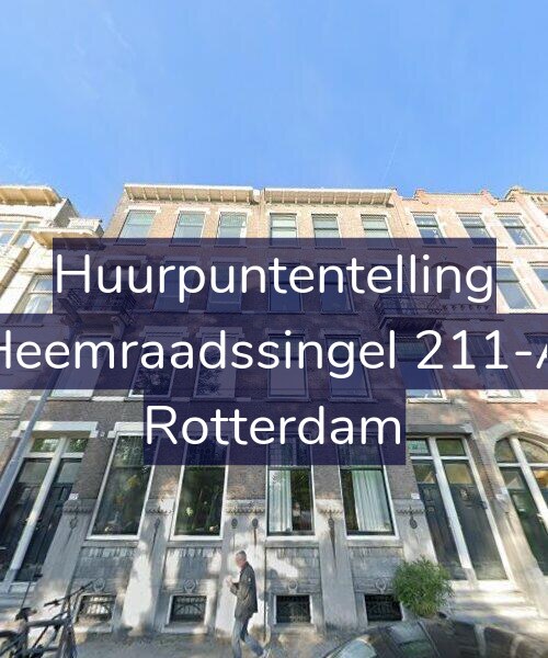 Foto gevel Huurpuntentelling voor Heemraadssingel 211-A, Rotterdam