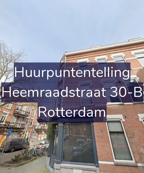 Foto gevel Huurpuntentelling voor Heemraadstraat 30-B, Rotterdam