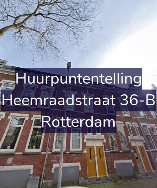 Foto gevel Huurpuntentelling voor Heemraadstraat 36-B, Rotterdam