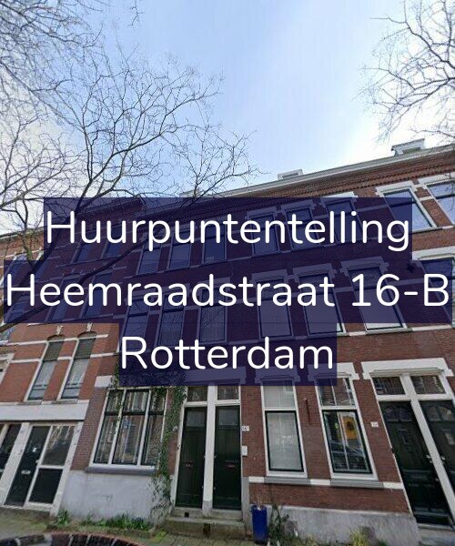 Foto gevel Huurpuntentelling voor Heemraadstraat 16-B, Rotterdam