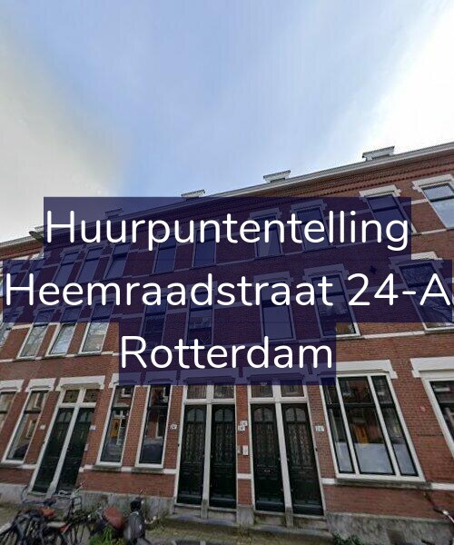 Foto gevel Huurpuntentelling voor Heemraadstraat 24-A, Rotterdam