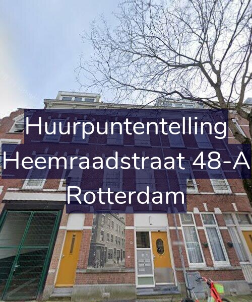 Foto gevel Huurpuntentelling voor Heemraadstraat 48-A, Rotterdam
