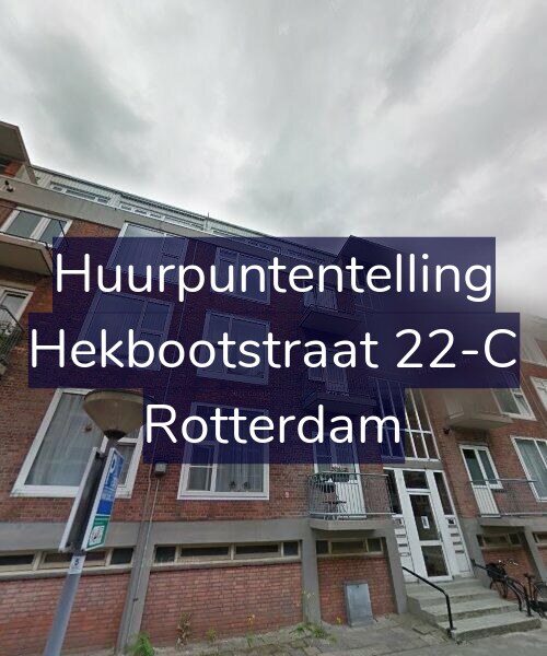 Foto gevel Huurpuntentelling voor Hekbootstraat 22-C, Rotterdam