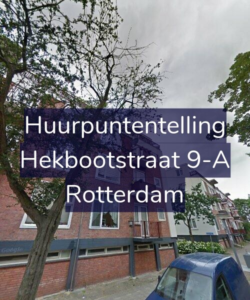 Foto gevel Huurpuntentelling voor Hekbootstraat 9-A, Rotterdam