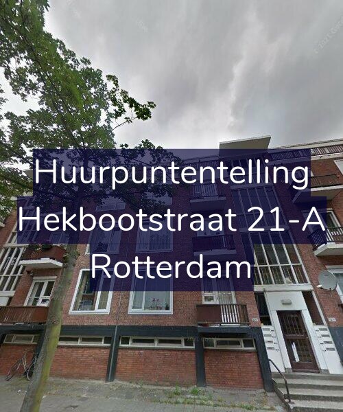 Foto gevel Huurpuntentelling voor Hekbootstraat 21-A, Rotterdam