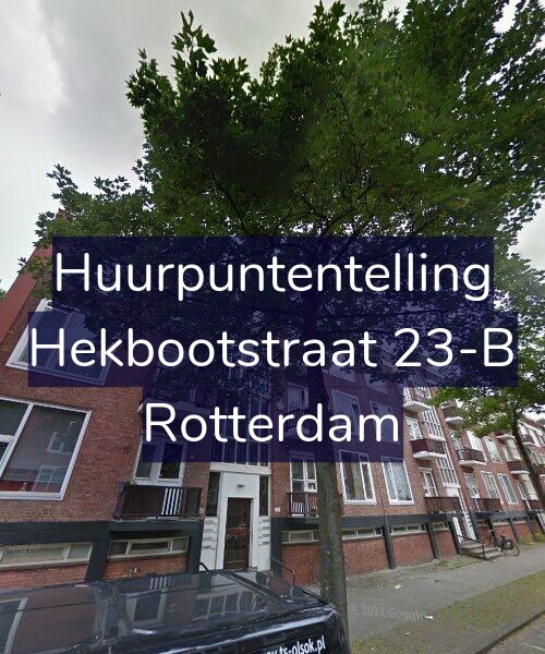 Foto gevel Huurpuntentelling voor Hekbootstraat 23-B, Rotterdam