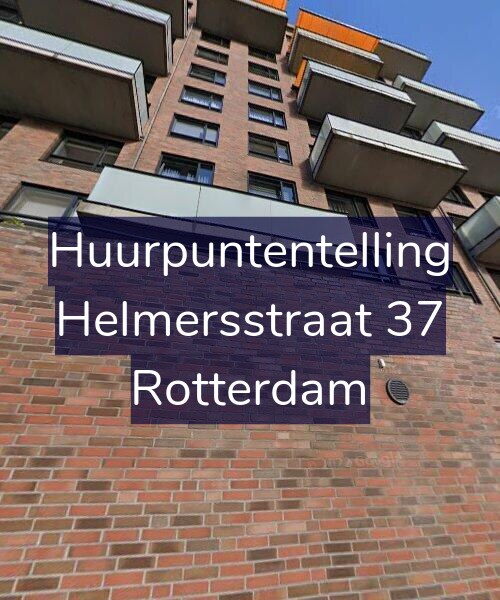 Foto gevel Huurpuntentelling voor Helmersstraat 37, Rotterdam