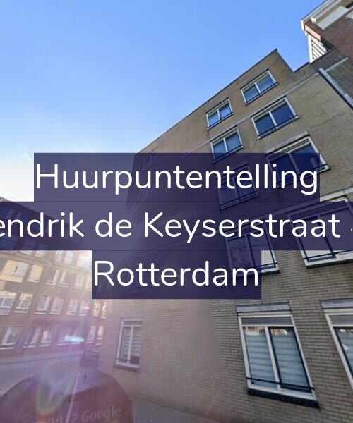 Foto gevel Huurpuntentelling voor Hendrik de Keyserstraat 42, Rotterdam