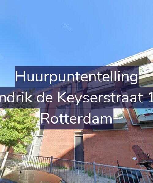 Foto gevel Huurpuntentelling voor Hendrik de Keyserstraat 117, Rotterdam