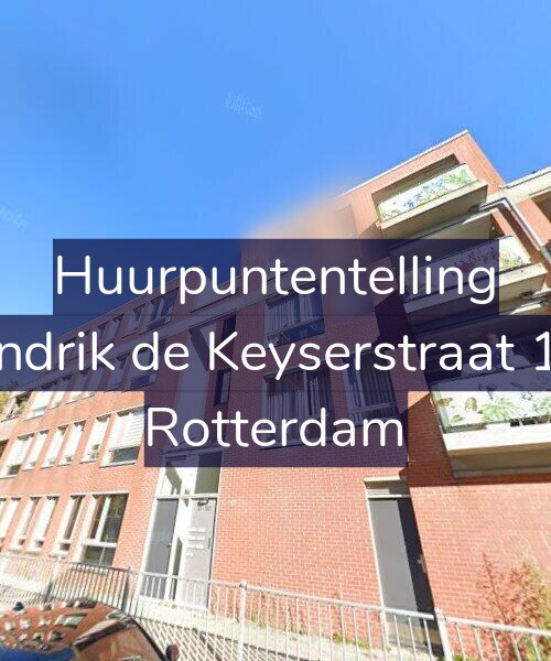 Foto gevel Huurpuntentelling voor Hendrik de Keyserstraat 123, Rotterdam