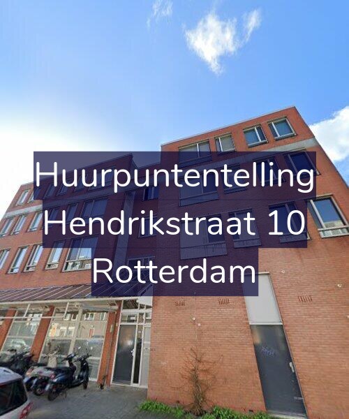 Foto gevel Huurpuntentelling voor Hendrikstraat 10, Rotterdam