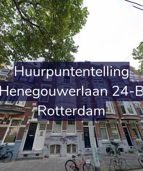 Foto gevel Huurpuntentelling voor Henegouwerlaan 24-B, Rotterdam
